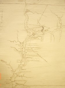 Main stem of Susquehanna-detail from 1756 Shippen map